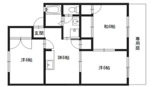 サニーコーポラスの物件間取画像